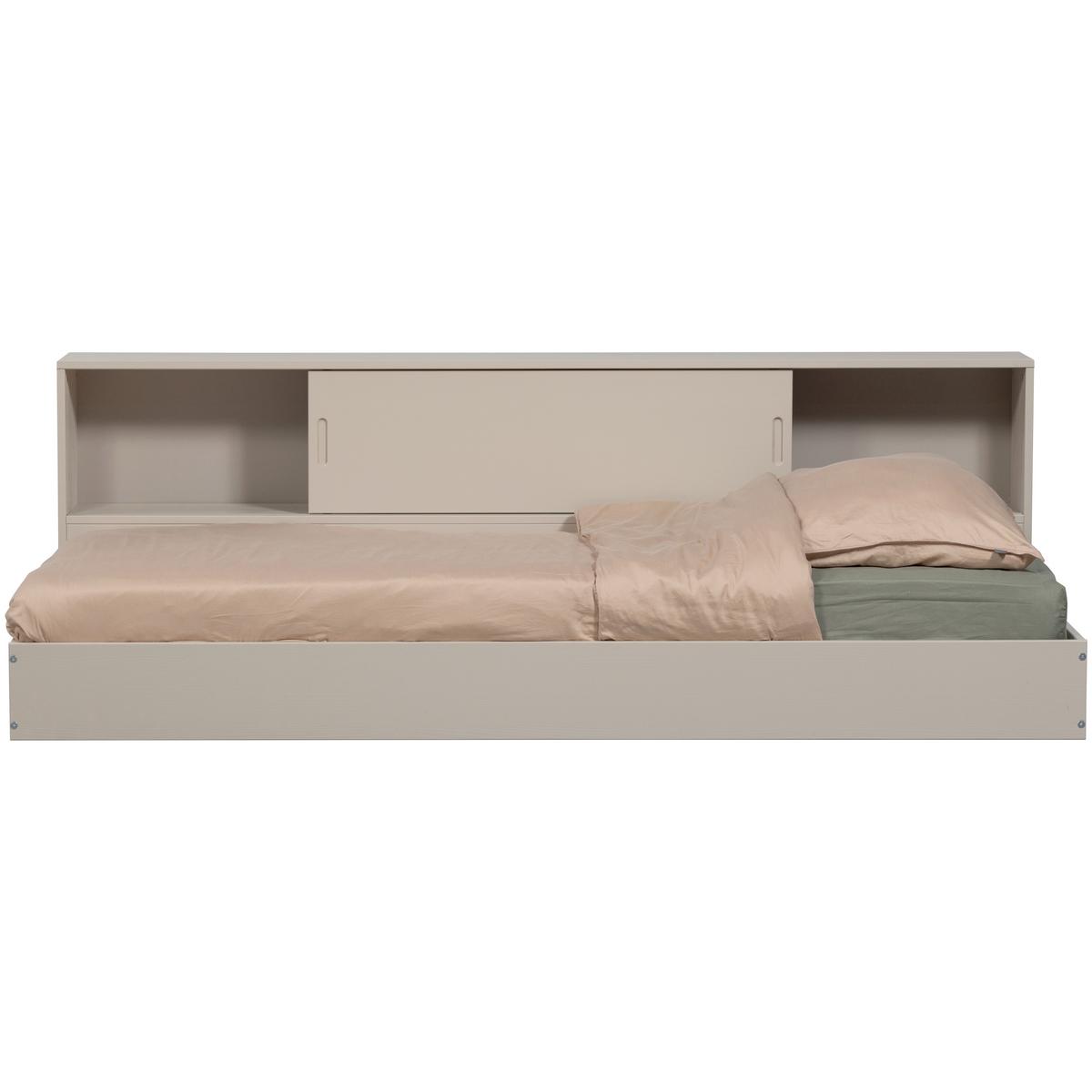 Bodenbett Carter Grau ca. 90x200 cm - Grau, Basics, Holz (90/200cm) - MID.YOU