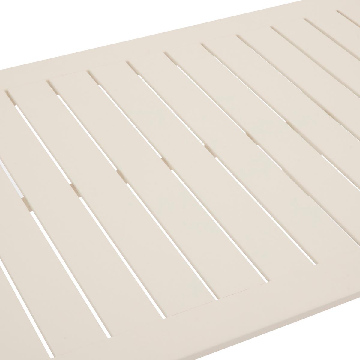 Set grădină Luzane - crem, Basics, metal/textil (291,5/87/152cm)