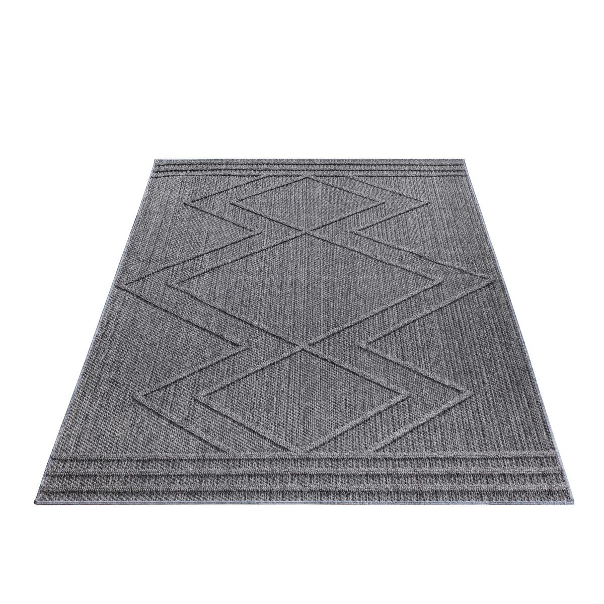 Preproga Za Zunanjo Uporabo Patara, Siva, 200x290cm - siva, Design, tekstil (200/290cm) - Novel