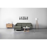 Sedežna Garnitura Ben, Leva - temno siva/črna, Moderno, kovina/tekstil (102-180/75-95/235cm) - Premium Living
