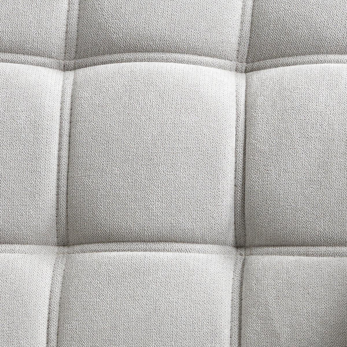 Kétüléses Kanapé Monique - világosszürke, Modern, textil/fa (127/76/74,5cm) - Bessagi Home