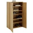 Kommode Eichefarben - Eichefarben/Alufarben, MODERN, Holzwerkstoff/Kunststoff (69/120/34cm) - Mömax modern living