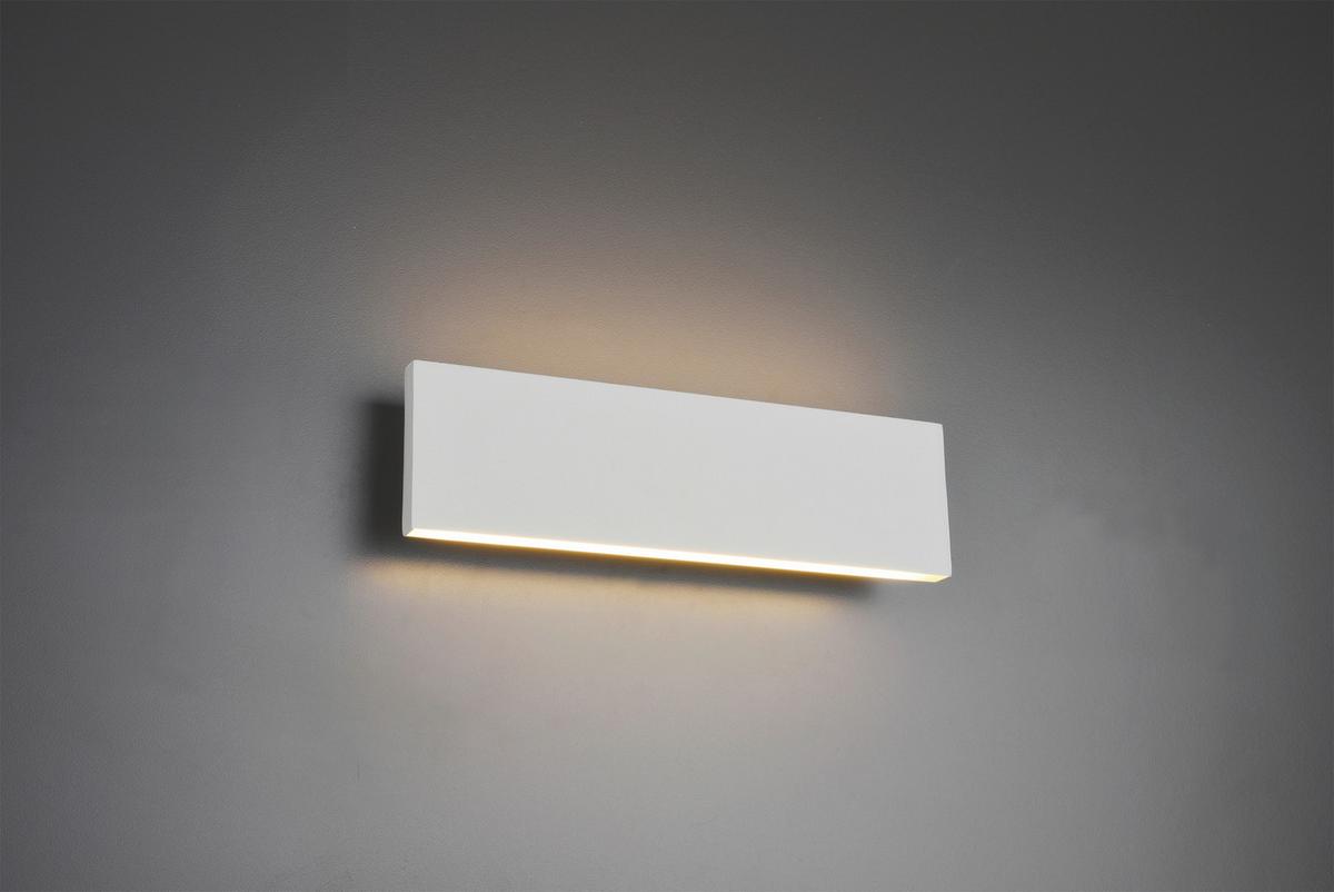 KINKIET LED 225172931 CONCHA - biały, Basics, tworzywo sztuczne/metal (28/8/4,5cm) - Trio Leuchten