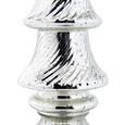 Kerzenhalter Baila - Silberfarben, KONVENTIONELL, Glas/Metall (17/53,5cm) - MÖMAX modern living