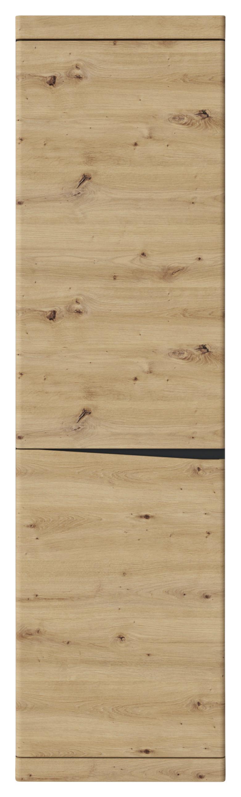 Garderobni Ormar Turino - hrast Artisan/antracit, Trend, drvni materijal (54/196,5/39,9cm) - Modern Living