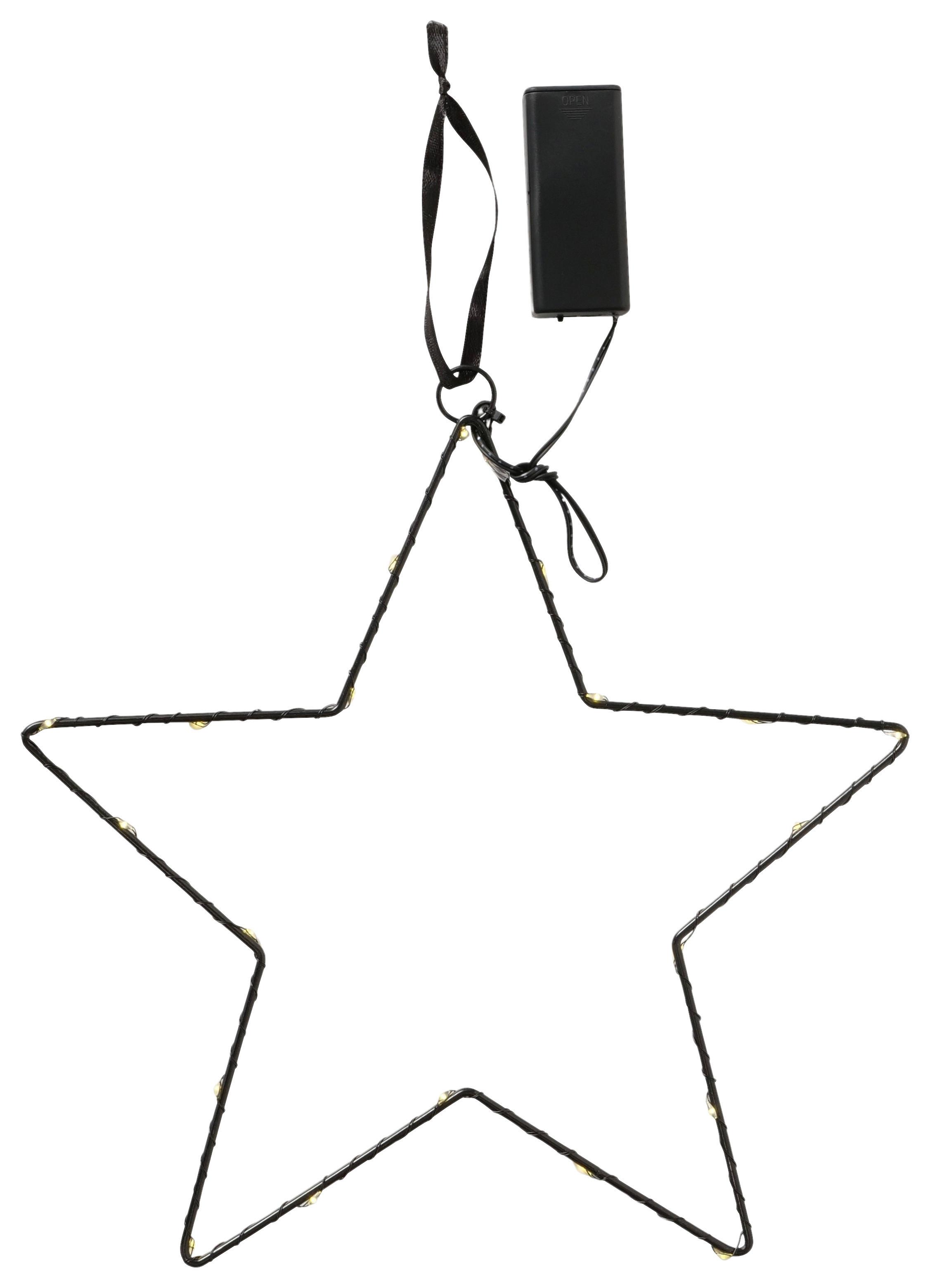 Dekohänger Elvira I Schwarz - Schwarz, KONVENTIONELL, Metall (29,5/1,8/29,5cm) - Mömax