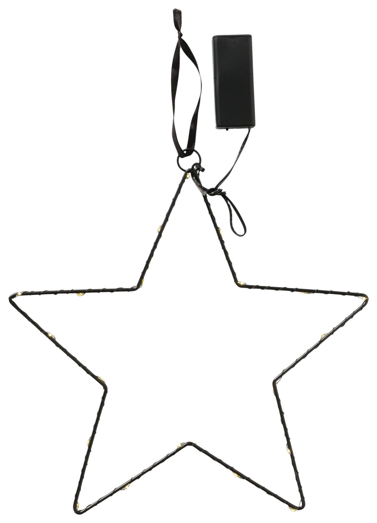 Dekohänger Elvira I Schwarz - Schwarz, KONVENTIONELL, Metall (29,5/1,8/29,5cm) - Mömax