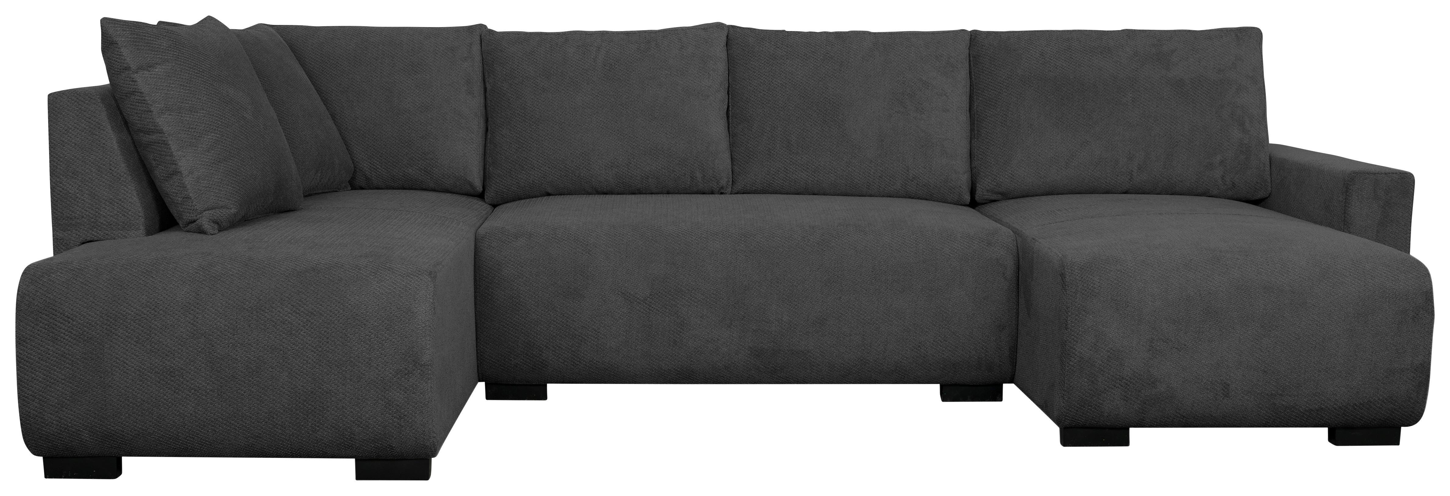 Canapea modulara VERONICE - albastru/antracit, Trend, textil (171/313/141cm) - Modern Living
