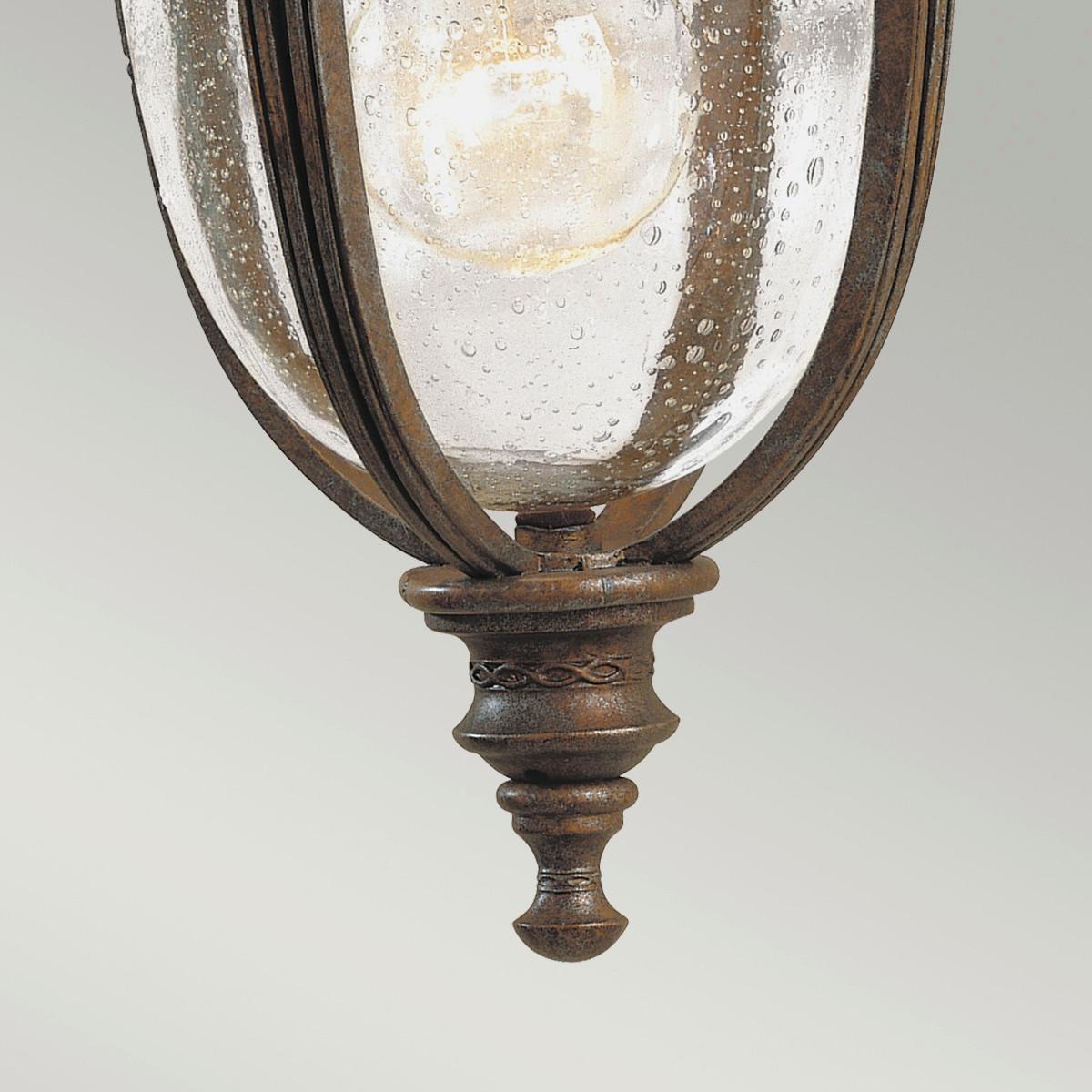 Kültéri Falilámpa Fe-Eb2-S-Brb - bronzszínű, Konventionell, üveg/fém (16.7/32.1/19.1cm) - Elstead Lighting
