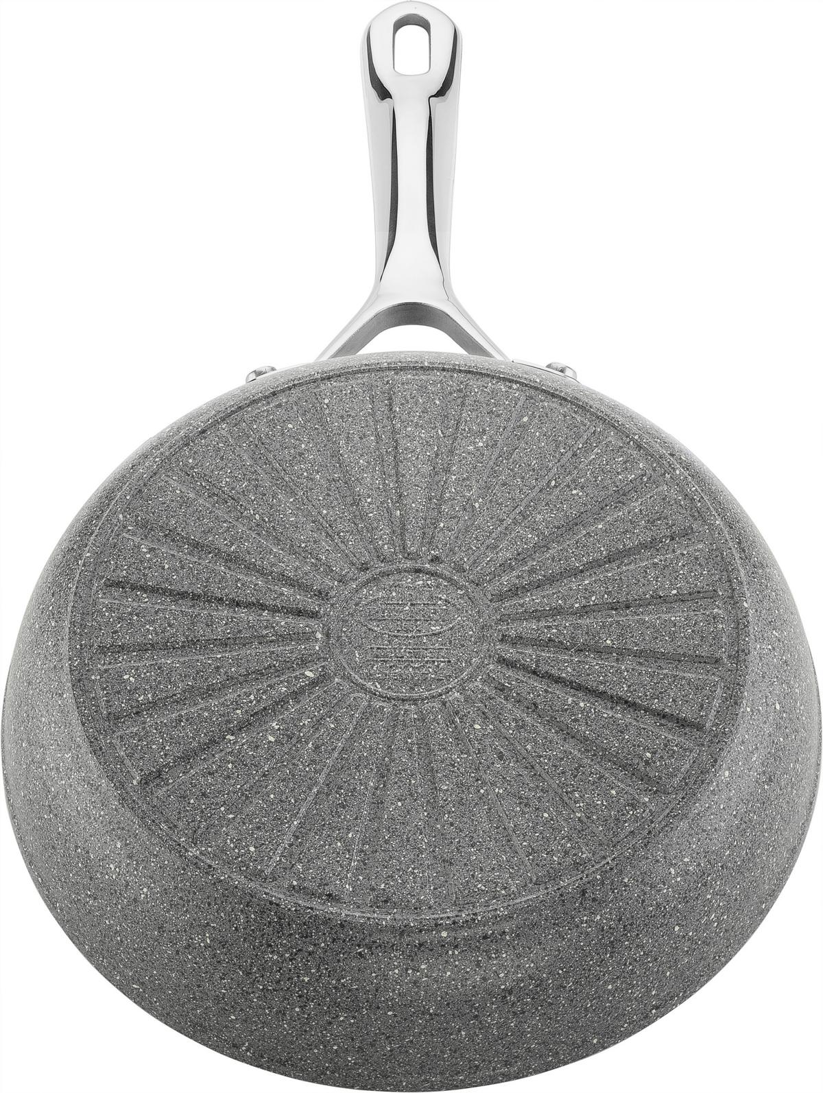 PATELNIA DO SMAŻENIA 1030839 - kolor srebrny, Basics, metal (24cm) - Ballarini