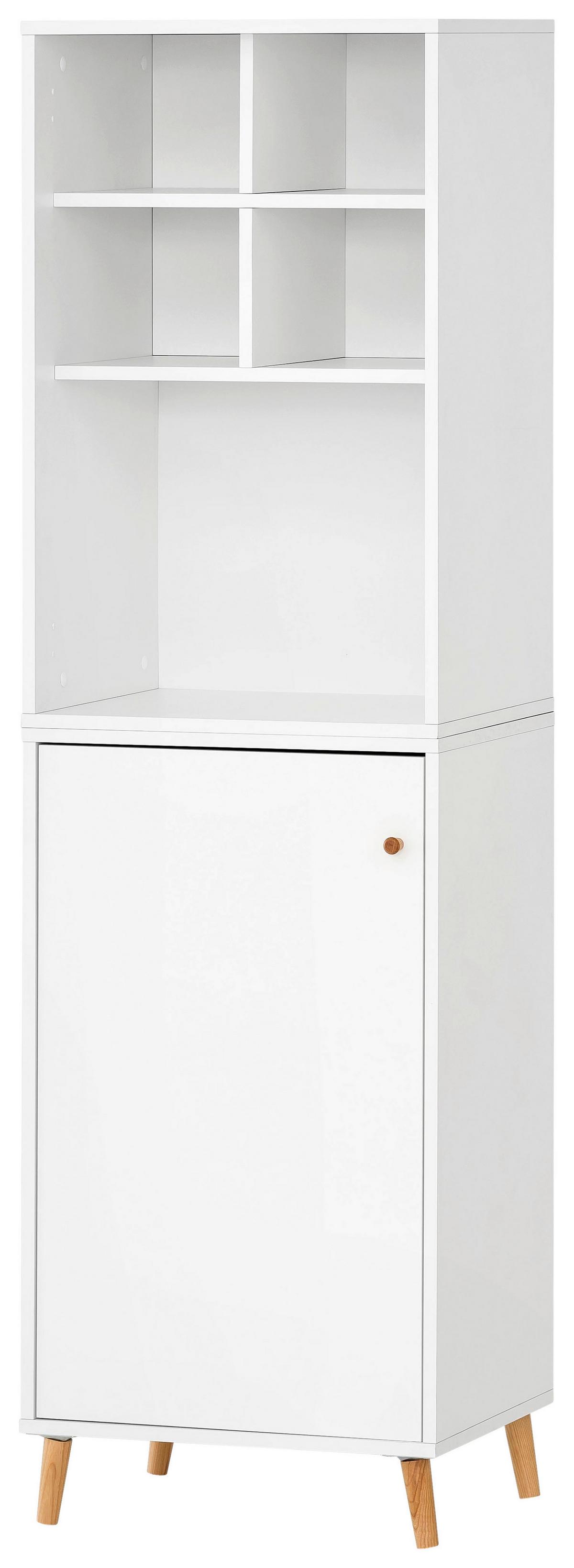 Aktenschrank Set U510R Weiß ca. 50,95x174,2x41cm - Weiß, MODERN, Holzwerkstoff (50,95/174,2/41cm) - MID.YOU