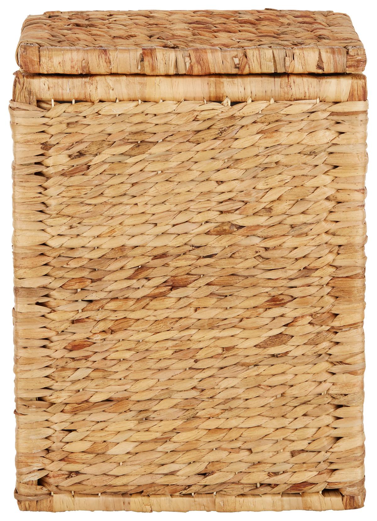 Szennyestartó Max - natúr színű, Romantik / Landhaus, textil/természetes anyagok (38/52/27cm) - Zandiara