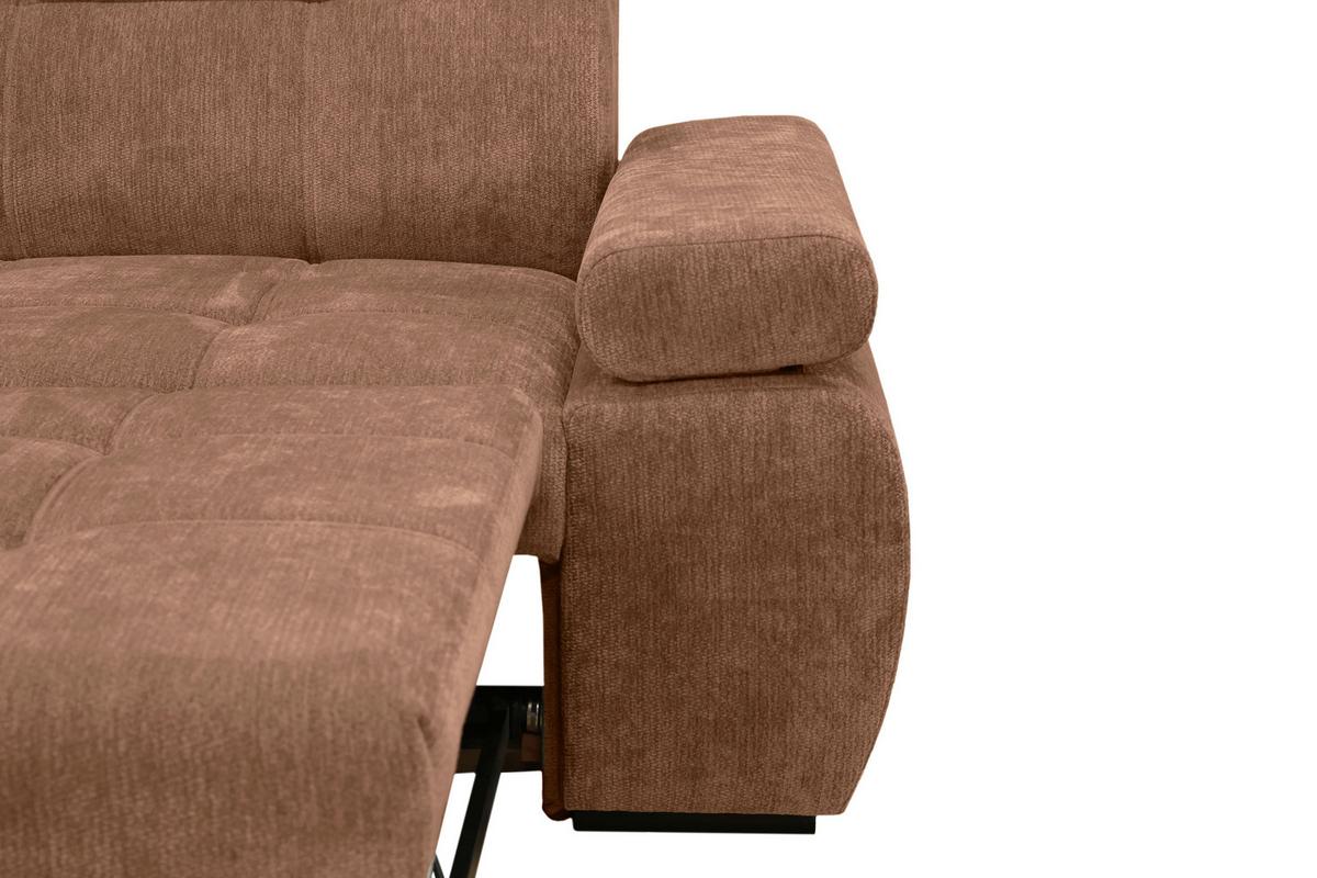Coltar VEGAS - teracotă, Design, lemn/textil (173/294cm) - Modern Living