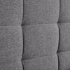 BOXSÄNG MARSELIE - grå/svart, Modern, trä/textil (200/200cm) - Bessagi Home