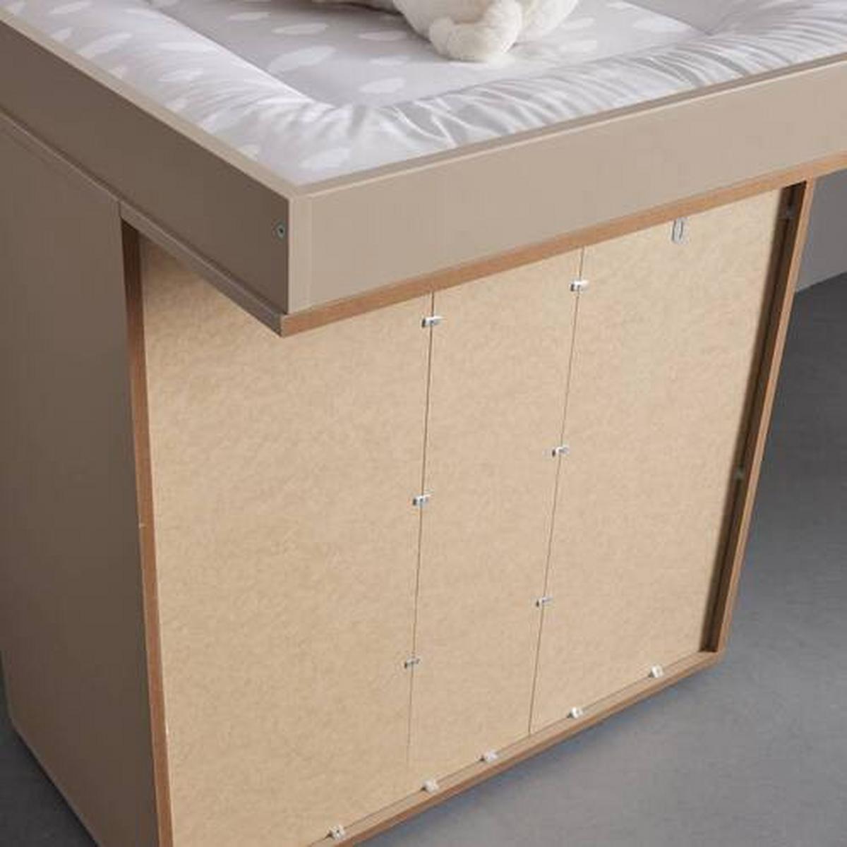 Soba Za Bebe July - bež/krem, Moderno, drvni materijal (311/190/144cm) - Bessagi Kids