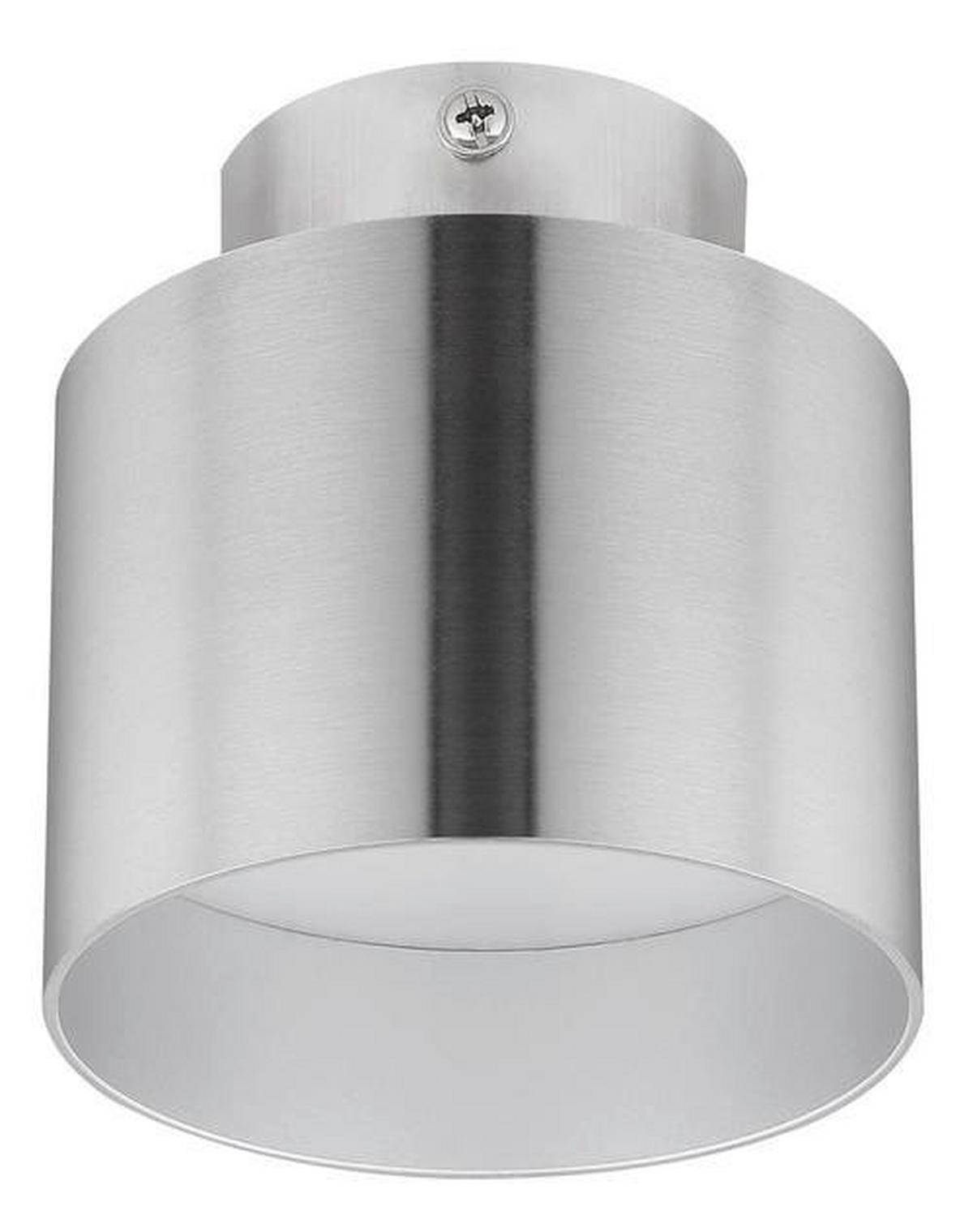 LAMPA SUFITOWA LED NORA - kolor niklowy, Modern, tworzywo sztuczne/metal (9,8/10cm)
