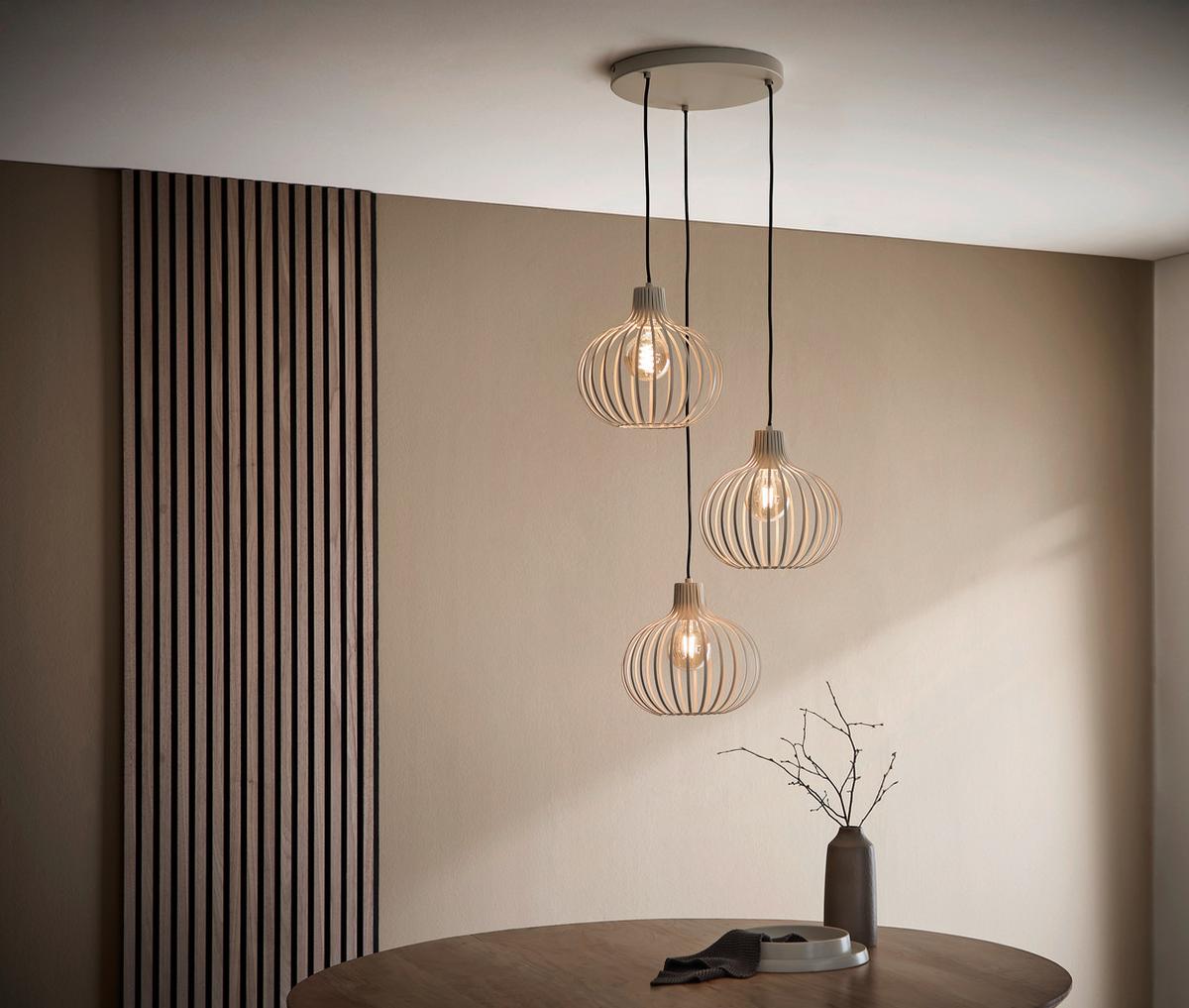 LAMPA WISZĄCA 33379319 MATEO - kremowy, Basics, metal (50/120cm) - Globo