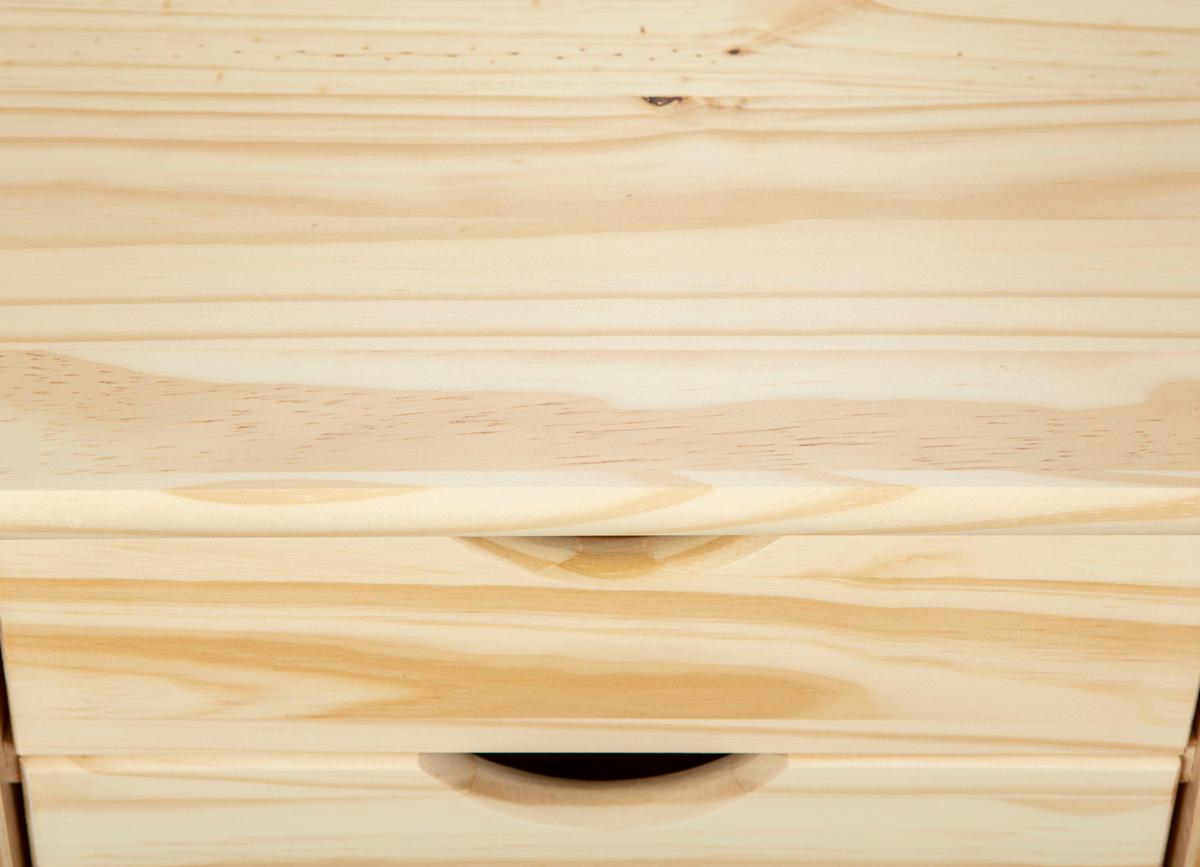 Rollcontainer Nils ca. 35x66x39 cm Kieferfarben - Kieferfarben, Basics, Holz/Kunststoff (35/66/39cm) - MID.YOU