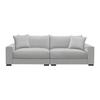 Megasofa Pedro - sivo-bež, Moderno, drvni materijal/drvo (261/83/124cm) - Mömax
