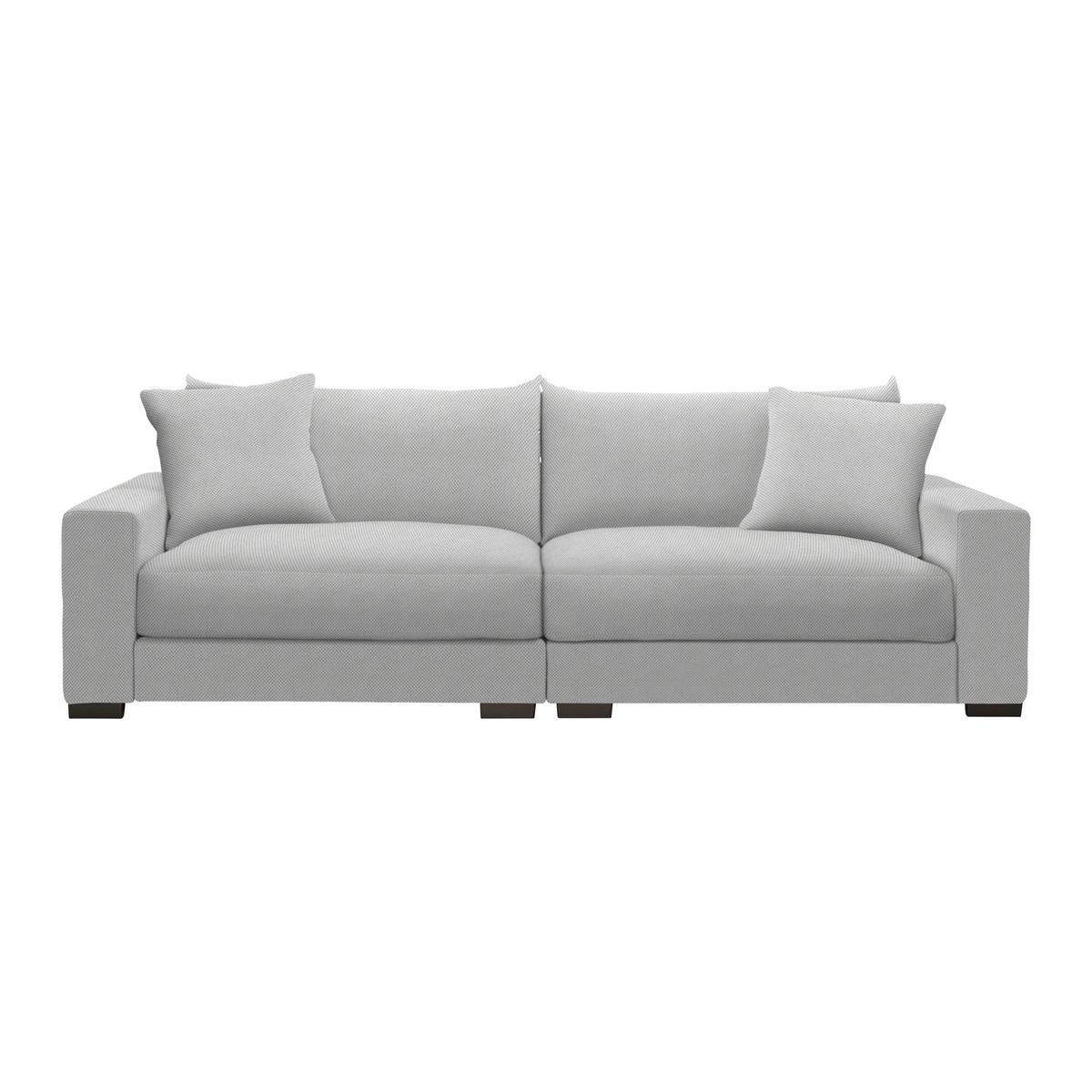 Megasofa Pedro - sivo-bež, Moderno, drvni materijal/drvo (261/83/124cm) - Mömax
