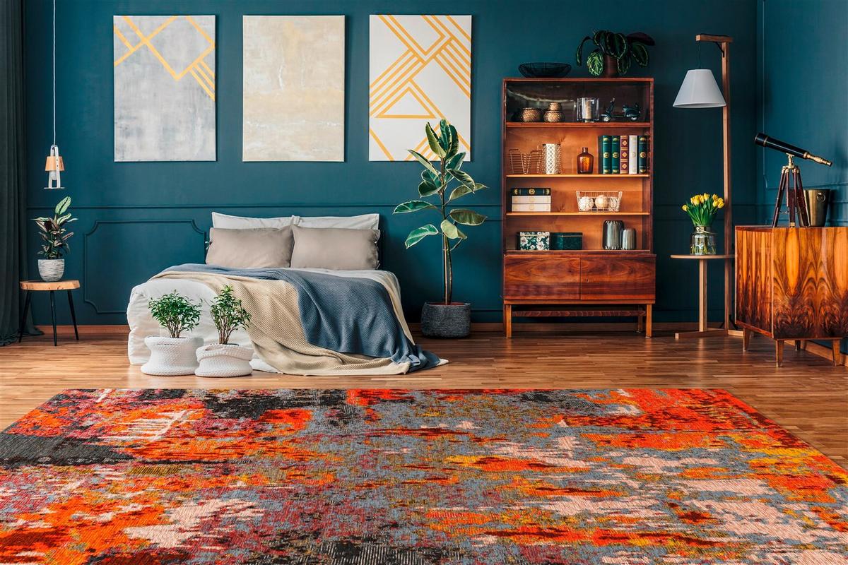 TEPPICH PRIMAVERA 525 MULTI / ROT - Multicolor, Konventionell, Textil (120/180cm) - Kayoom