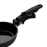Kochtopfset Space Schwarz, 7-teilig - Schwarz, KONVENTIONELL, Kunststoff/Metall (18,20,26cm) - Mömax