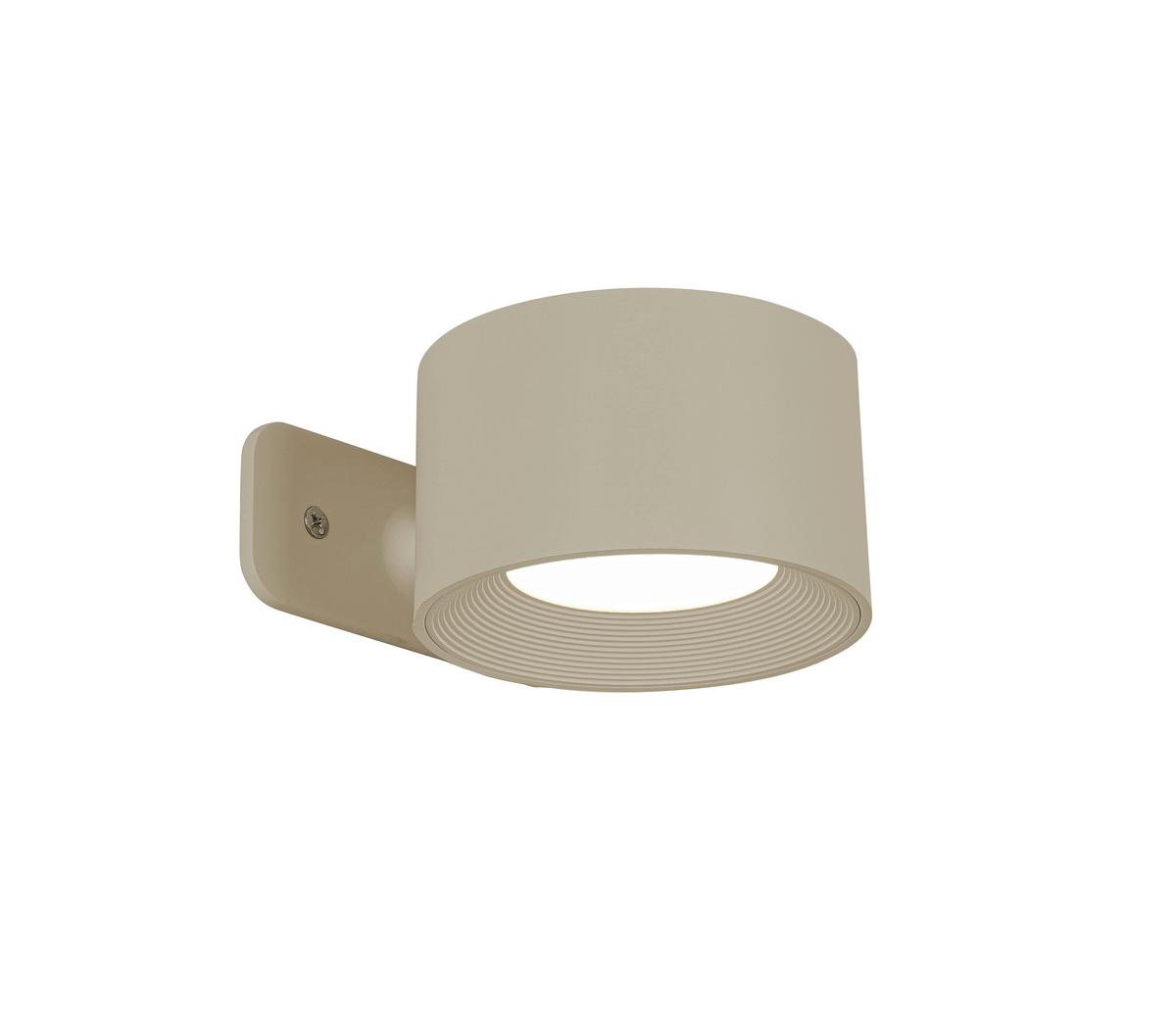 KINKIET AKUMULATOROWY SPOT - kolor piaskowy, Basics, tworzywo sztuczne/metal (9,2/8/4,5cm) - Novel