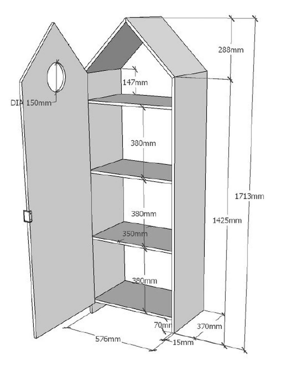 Kinderkleiderschrank Casami ca. 58x171x37 cm Weiß/Gelb - Gelb/Weiß, MODERN, Holzwerkstoff/Metall (57,6/171,3/37cm) - MID.YOU