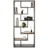 Raumteiler in Anthrazit - Anthrazit/Schwarz, MODERN, Holzwerkstoff/Kunststoff (90/199/33cm) - Premium Living
