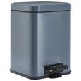 Treteimer Larissa Grau - Grau, ROMANTIK / LANDHAUS, Kunststoff/Metall (20/20/30,5cm) - Premium Living