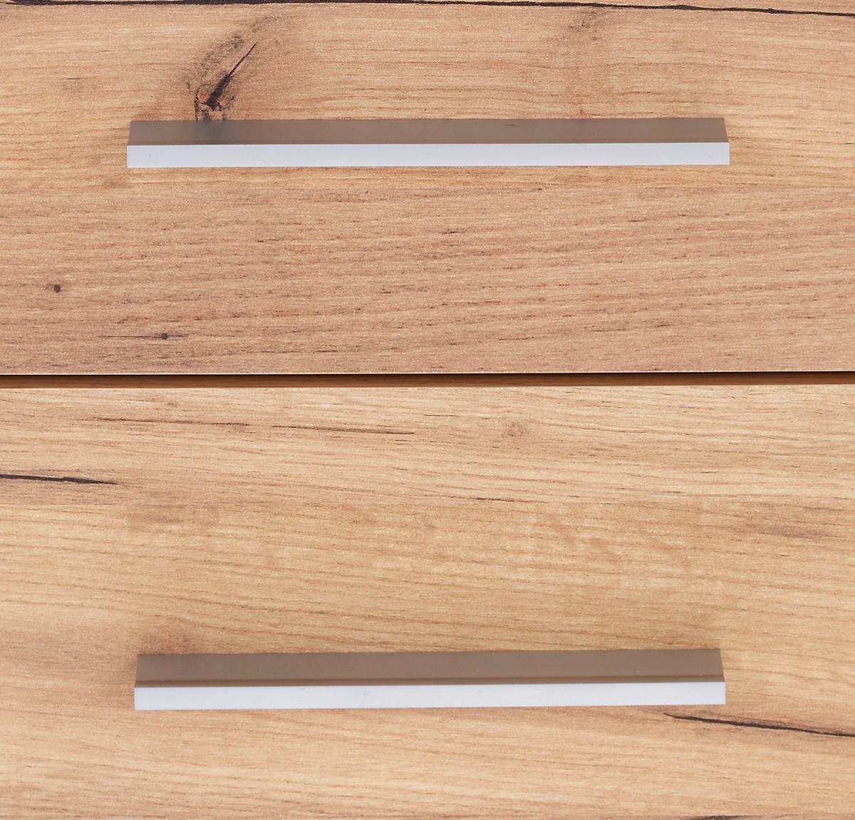 Predalnik Fontana, Barva Hrasta - barve kroma/črna, Moderno, umetna masa/leseni material (44,3/59,6/50cm) - Mömax