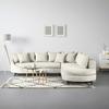 Ecksofa Axel Beige - Beige/Schwarz, MODERN, Textil/Metall (291/87/250cm) - Mömax