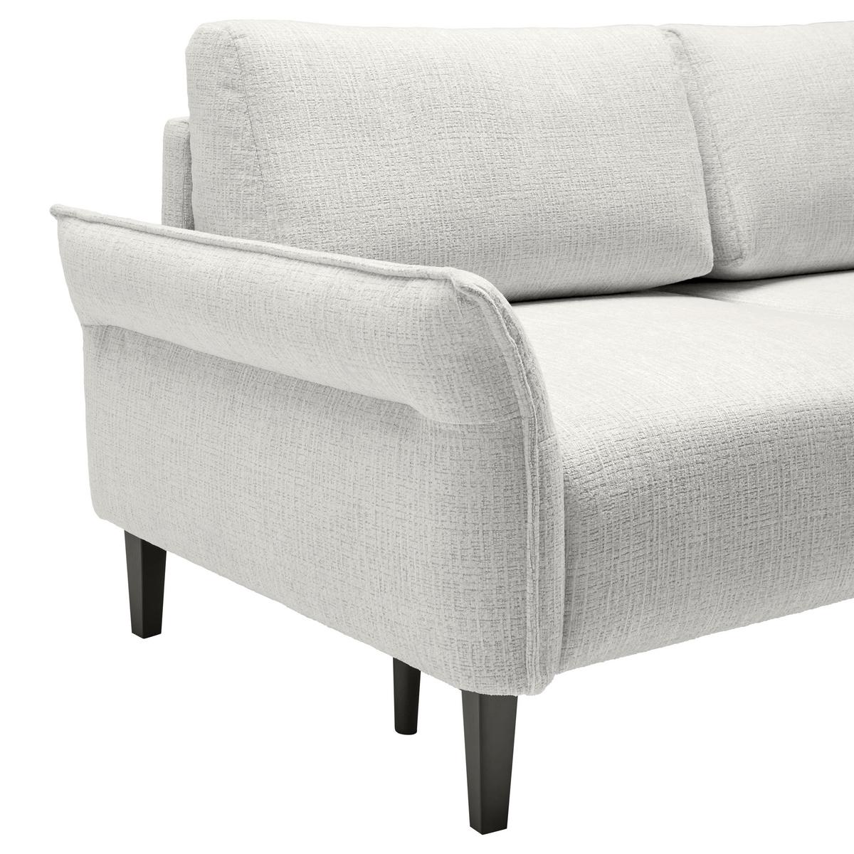 CANAPEA CU 3 LOCURI CUSTOM - gri deschis/crem, Modern, textil (183/85/92cm) - Mömax