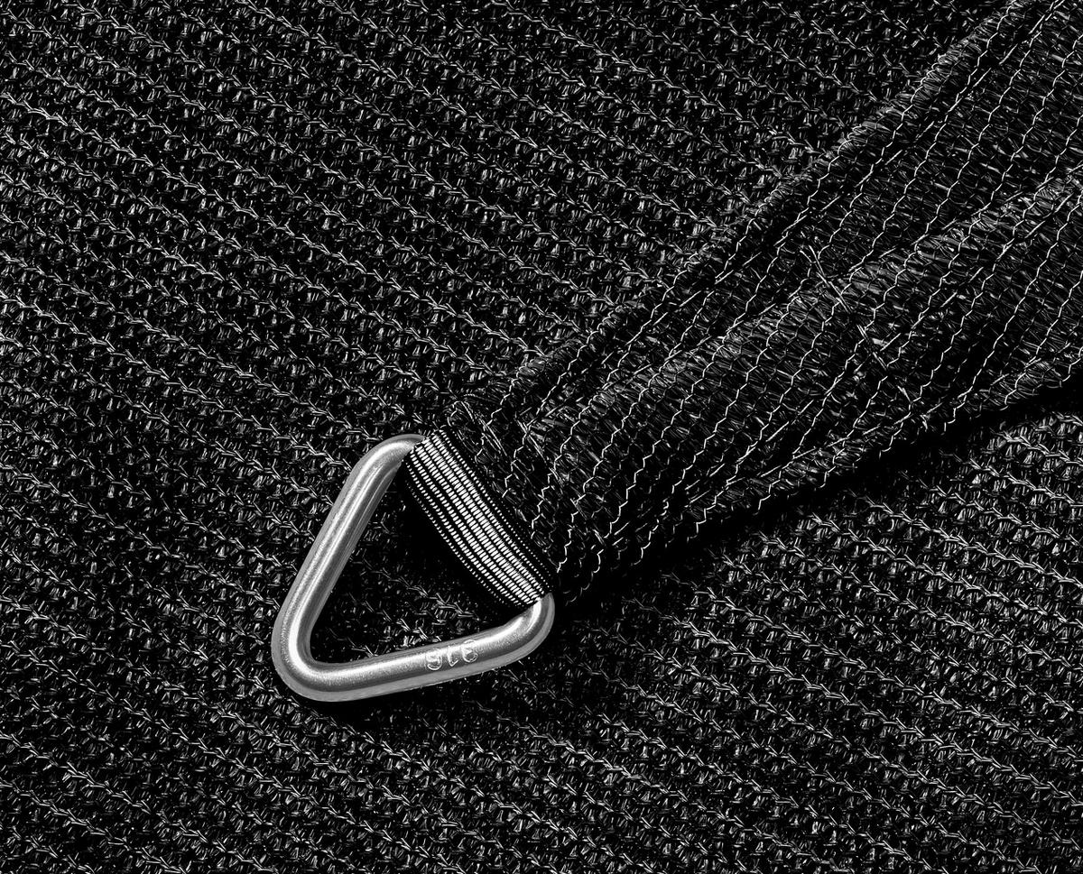 Sonnensegel Coolfit Schwarz - Schwarz, MODERN, Kunststoff (300cm) - Gardenson