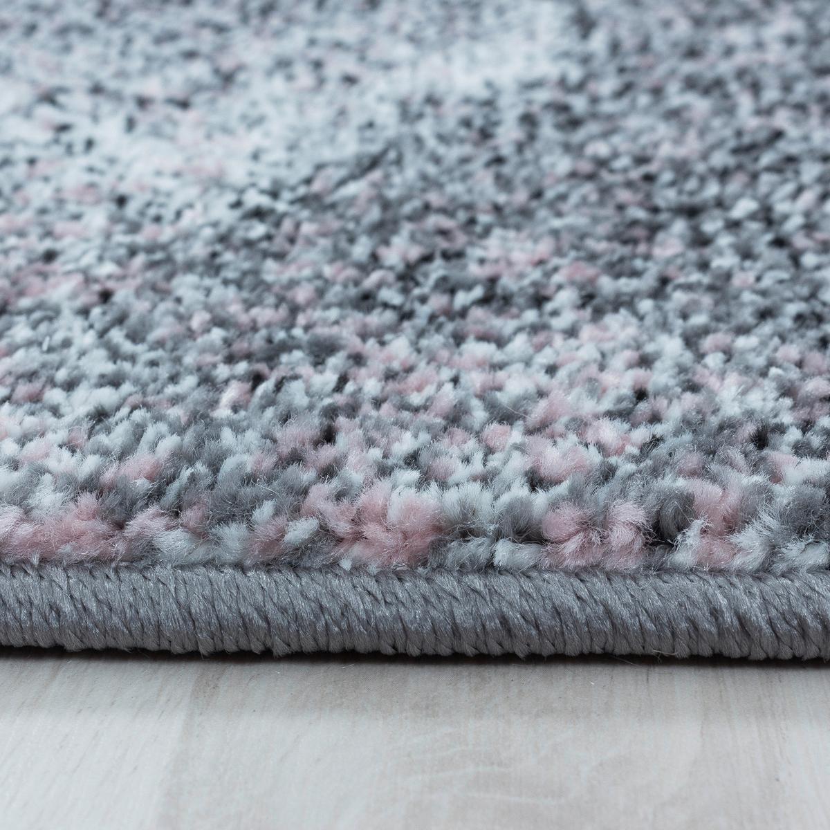 Webteppich Ottawa Pink ca. 160x230cm - Pink, Design, Textil (160/230cm)