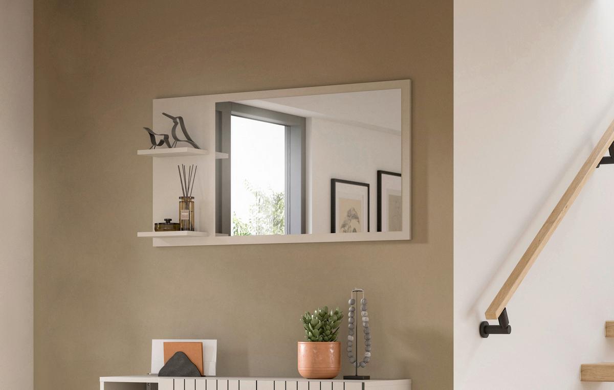 SPIEGEL STATION - Kaschmir, Design, Holzwerkstoff (106/55/16cm) - MID.YOU