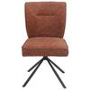 STOL ELLEN GIGA S - svart/terrakotta, Modern, metall/textil (49/90,5/65,5cm) - Premium Living