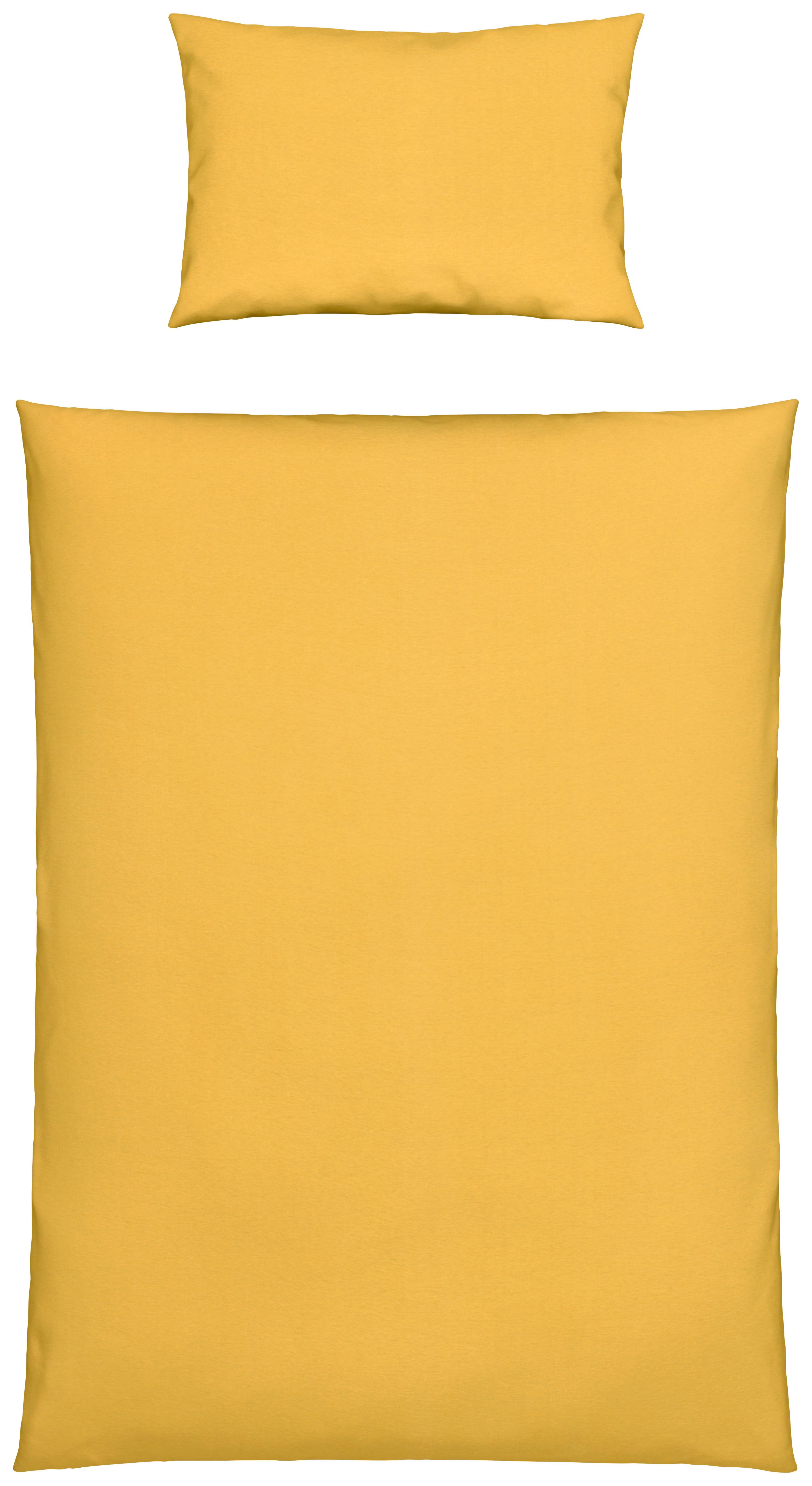Kinderbettwäsche Toni in Gelb ca. 100x135cm - Gelb, MODERN, Textil (100/135cm) - Modern Living