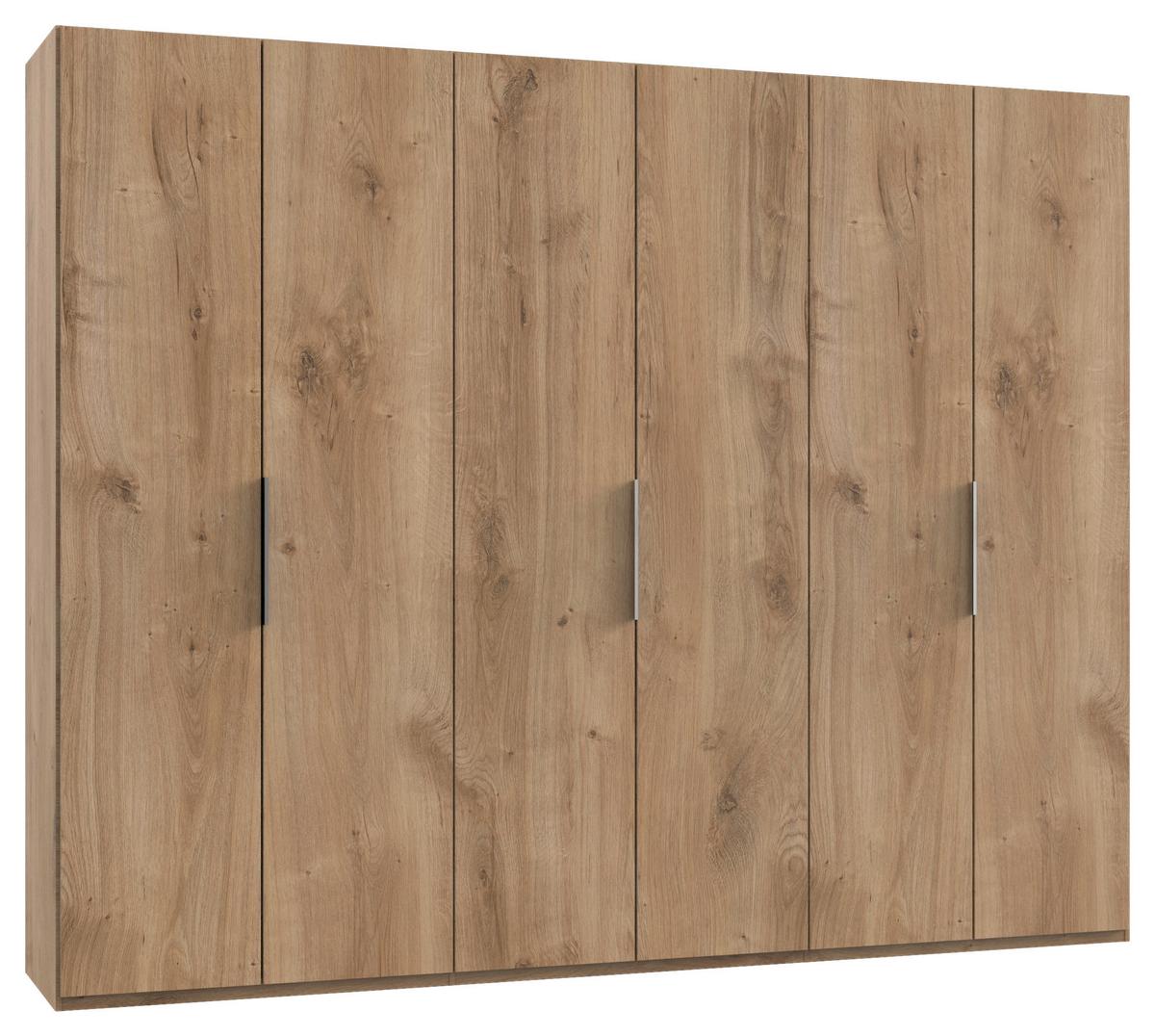 Ormar S Klasičnim Vratima Level 36a - boje hrasta/boje kroma, Moderno, drvni materijal (300/236/58cm) - MID.YOU