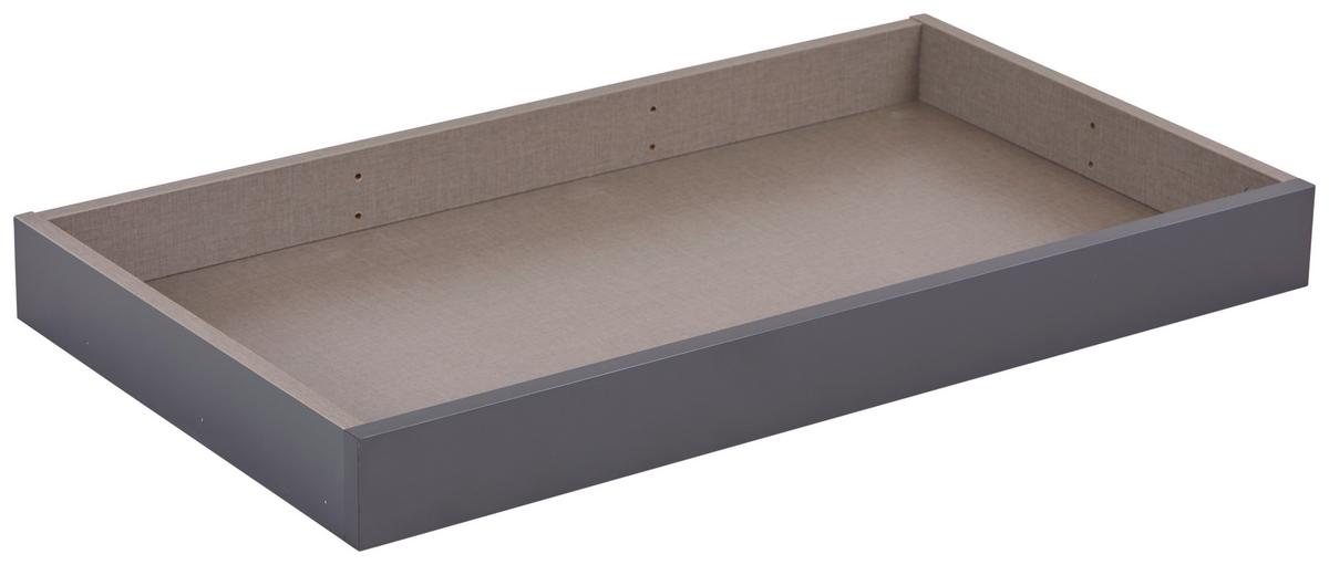 Schublade Unit in Grau - Grau, MODERN, Holzwerkstoff (87,9/8/53cm) - Based