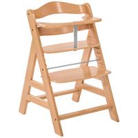 WYSOKIE KRZESŁO 661079 ALPHA+ - kolor naturalny, Basics, drewno (56/80/48cm) - Hauck