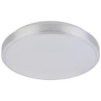 Mennyezeti Lámpa Winfried 30cm - alumíniumszínű/fehér, Modern, műanyag/fém (30/9cm) - Mömax