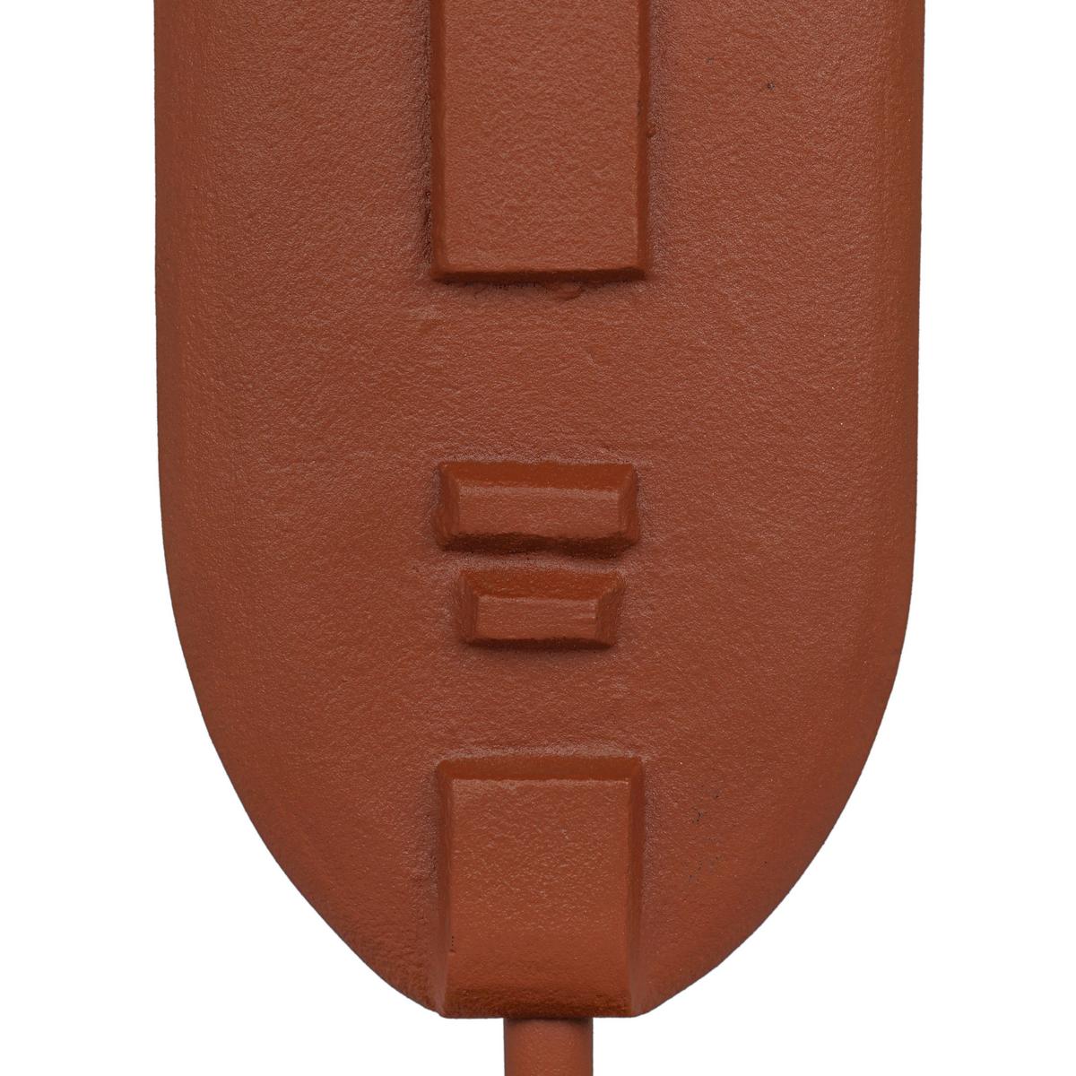 Skulptur Braun - Braun, Basics, Stein/Metall (13/37/13cm)