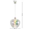HÄNGLAMPA RENI - champagne/multicolor, Modern, metall/glas (40/120cm)