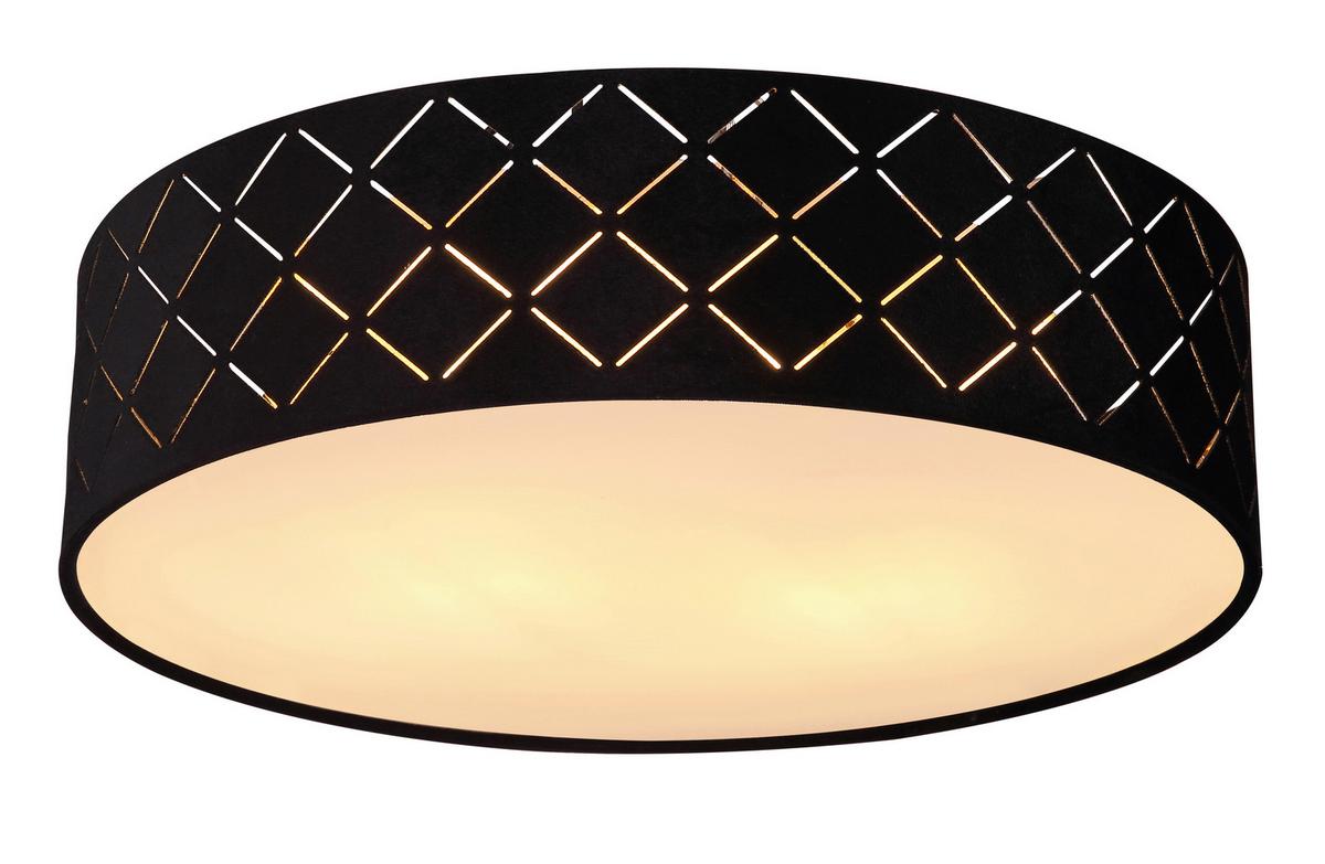 LAMPA SUFITOWA 15363B VARIOS - czarny/biały, Design, tworzywo sztuczne/metal (38/10cm) - Globo