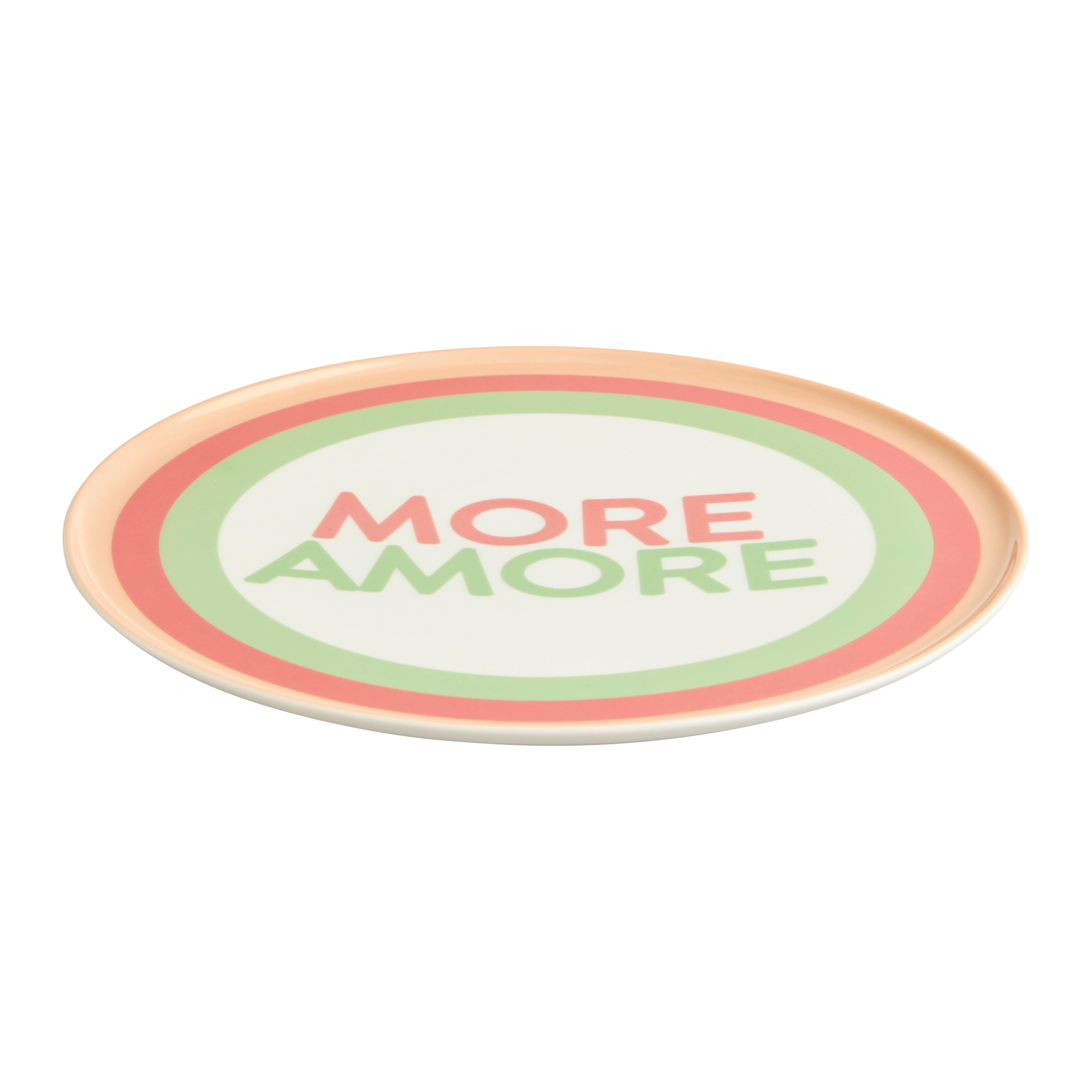 Pizzateller Candy Colors Multicolor Ø ca. 31cm - Rotbraun/Hellgelb, MODERN, Keramik (31/2,4cm) - Mömax