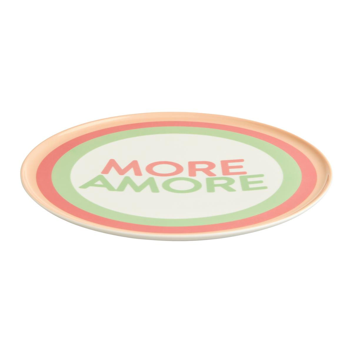 Farfurie pentru pizza Candy Colors - verde deschis/alb, Modern, ceramică (31/2,4cm) - Mömax