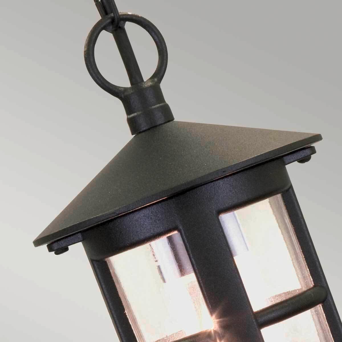 Kültéri Függőlámpa Bl21b-Black - fekete, Konventionell, üveg/fém (15/26cm) - Elstead Lighting