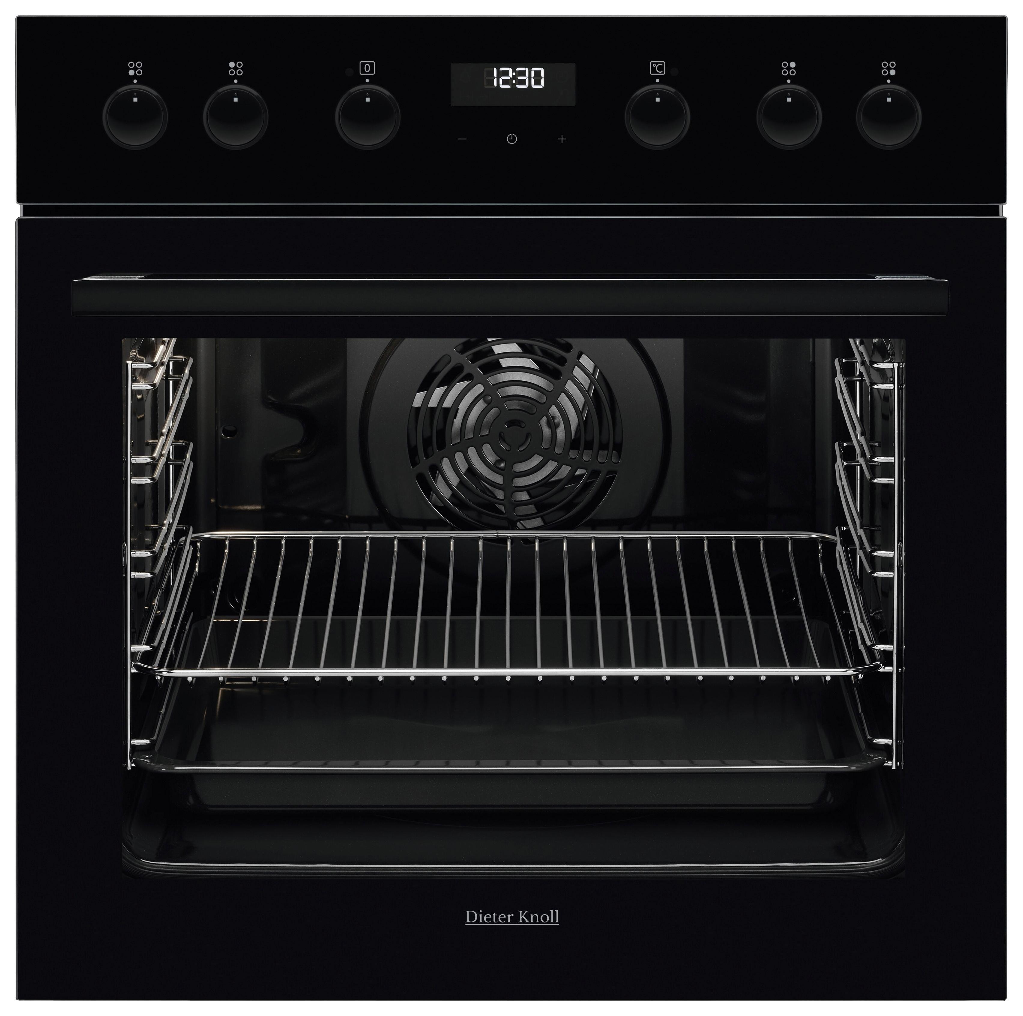 Einbauherd DKU35907BK - Schwarz, Basics, Glas/Metall (59,4/59,4/56,8cm) - Dieter Knoll