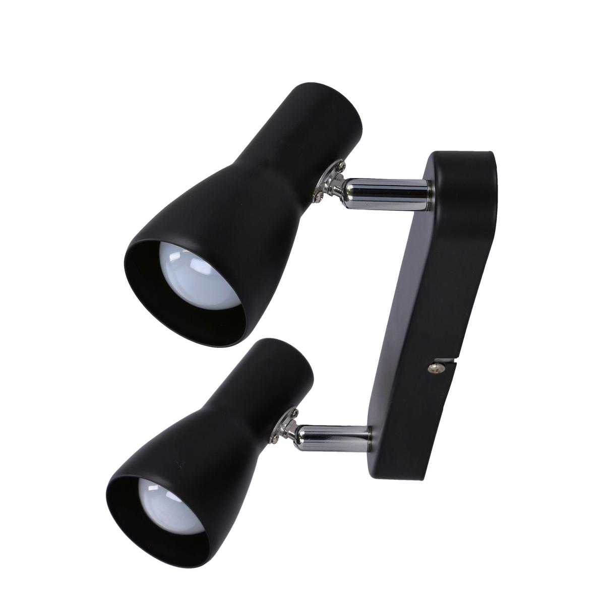 Reflektor Picardo - crna, Trend, metal (36/6/15cm)